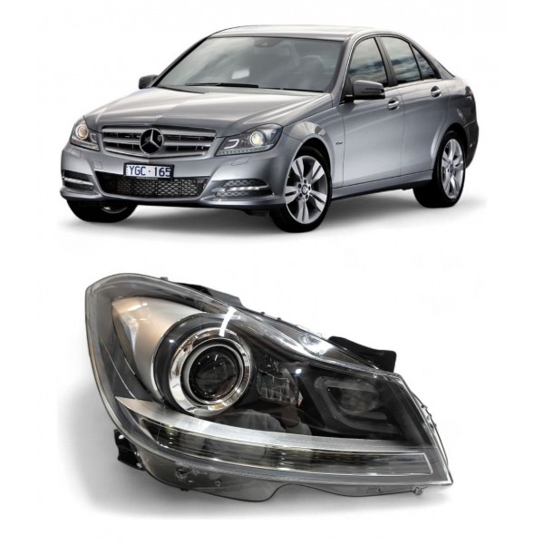 Farol Mercedes C180 C200 C250 2011 2012 2013 2014 Led Xenon