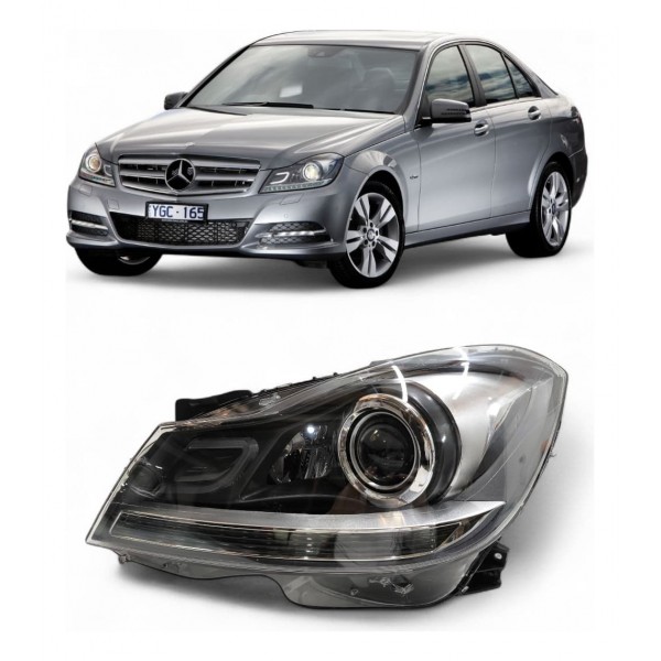 Farol Mercedes C180 C200 C250 2011 2012 2013 2014 Led Xenon