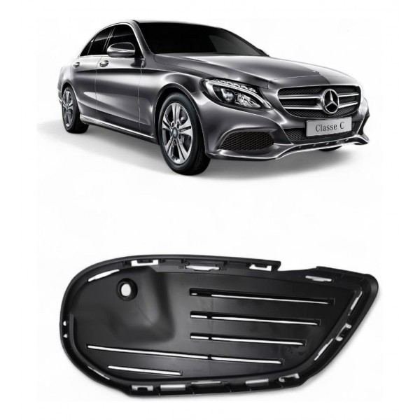 Moldura Parachoque Milha C180 C200 C250 C300 2015 A 2018