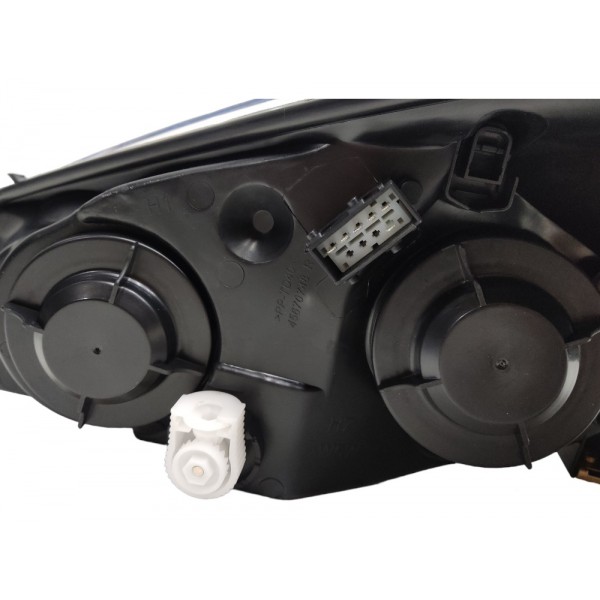 Par Farol Peugeot 207 2009 2010 2011 2012 Máscara Negra  Esquerdo