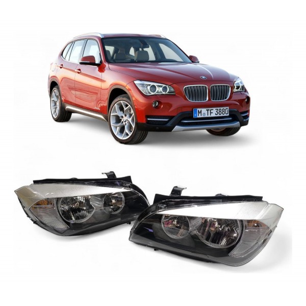 Par Farol Bmw X1 2009 2010 2011 2012 2013 2014 Sem Led Ambos Lados