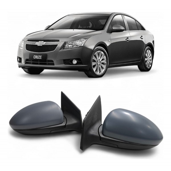 Par Espelho Retrovisor Chevrolet Cruze 2011 A 2016 Eletrico