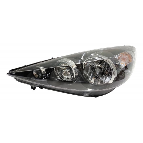 Farol Peugeot 207 2009 2010 2011 2012 A 2014 Máscara Negra