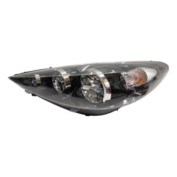 Farol Peugeot 207 2009 2010 2011 2012 A 2014 Máscara Negra