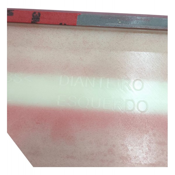 Friso Porta Dianteira Esquerda Fiat Fastback 2022 2023 2024 Vermelho