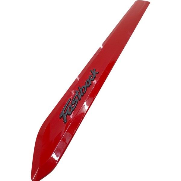Friso Porta Dianteira Esquerda Fiat Fastback 2022 2023 2024 Vermelho