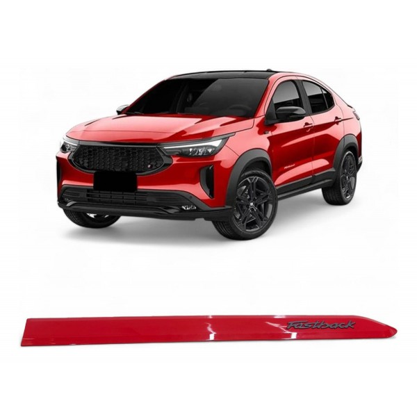Friso Porta Dianteira Direita Fiat Fastback 2022 2023 2024 Vermelho