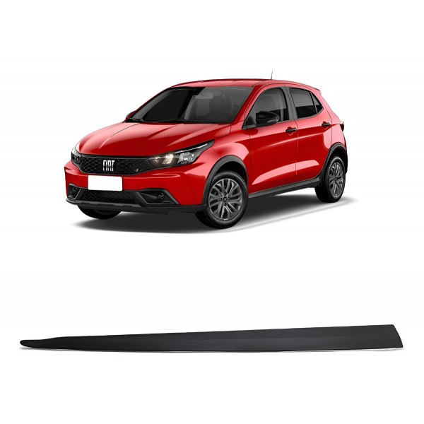 Friso Porta Dianteira Esquerda Fiat Argo 2018 2019 A  2024 Preto