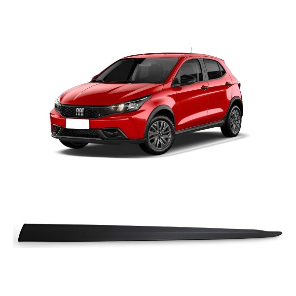 Friso Porta Dianteira Direita Fiat Argo 2018 2019 A 2024 Preto