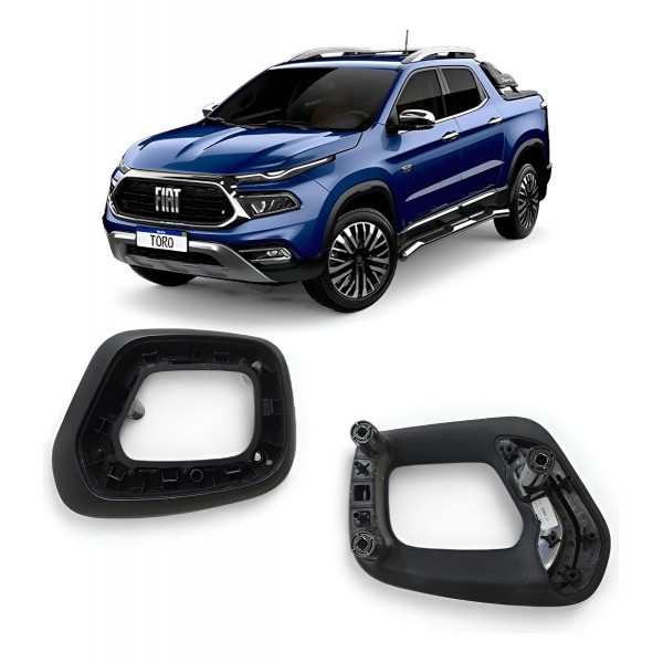 Puxador Porta Direita Fiat Toro 2016 2017 2018 A 2024 Preto Dianteira/traseira