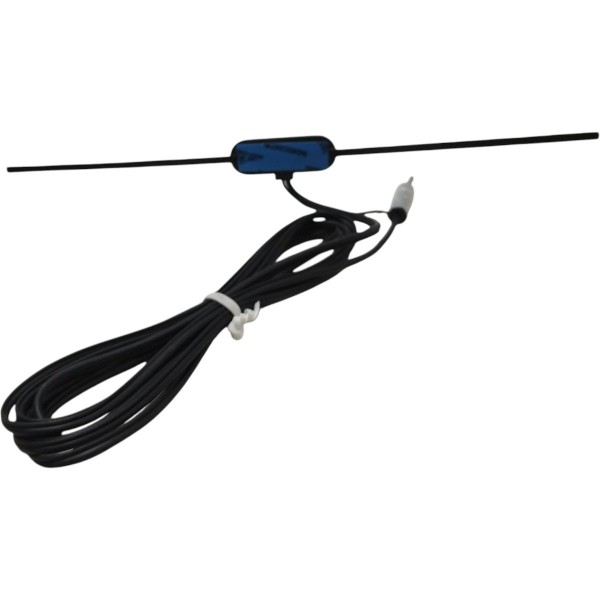 Antena Interna Amplificada Universal Carro Nova Preto