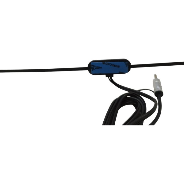 Antena Interna Amplificada Universal Carro Nova Preto