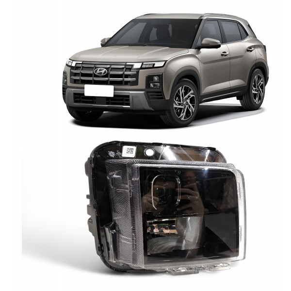 Farol Inferior Hyundai Creta 2025 2026 Com Projetor Original