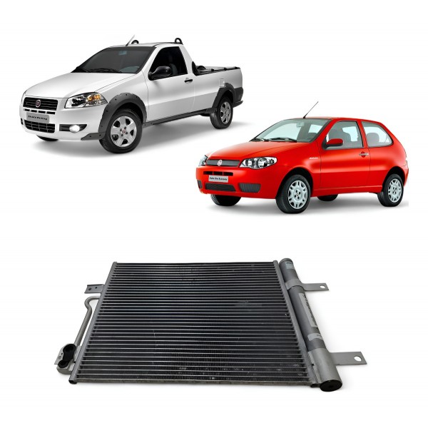 Condensador Ar Fiat Palio Strada 2006 2007 A 2014 Original