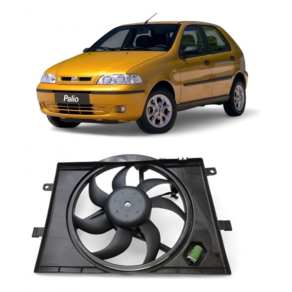 Eletroventilador Defletor Fiat Palio 2001 2002 2003 Original