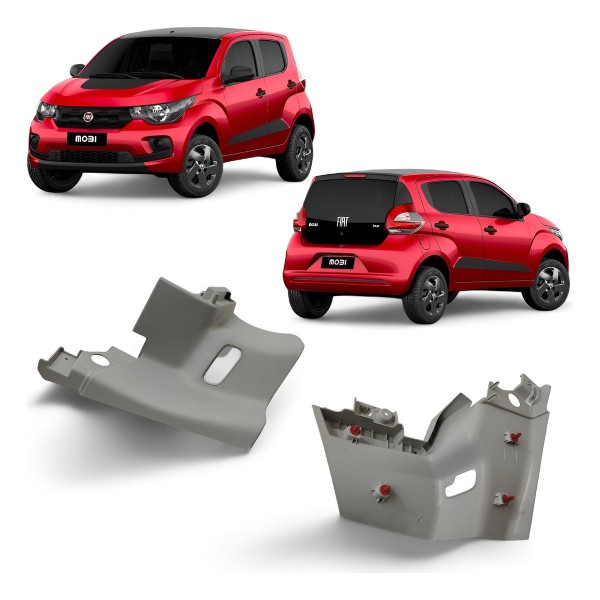 Suporte Bagagito Esquerdo Fiat Mobi 2017 2018 2019 A 2022 Bege