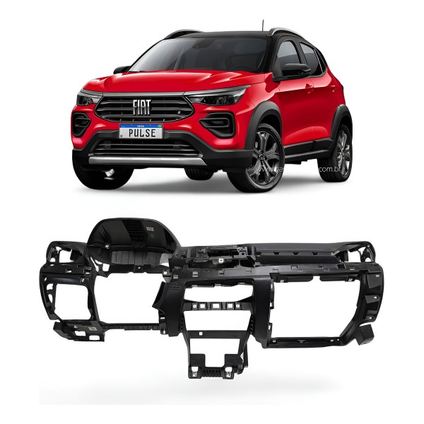 Capa Painel Interior Fiat Pulse 2021 2022 2023 2024 Preto Original