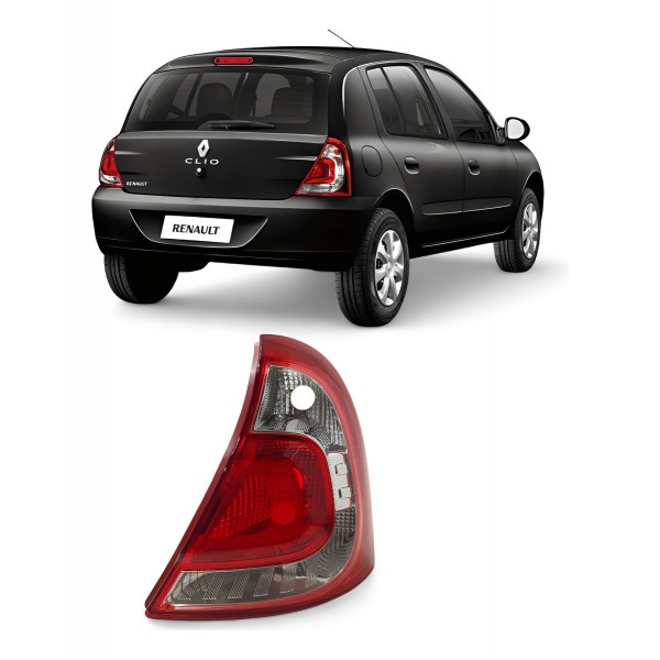 Lanterna Direita Renault Clio 2012 2013 2014 Fitam Direito/passageiro Vermelho