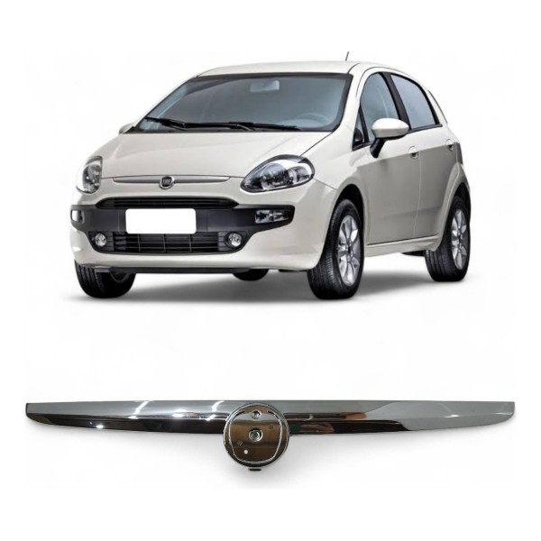 Grade Friso Cromado Fiat Punto 2013 2014 A 2017 Original Cromado Brilhante