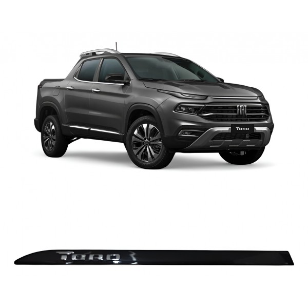 Friso Porta Dianteira Esquerda Fiat Toro 2017 2018 A 2023 Preto
