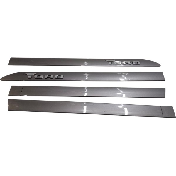 Kit Friso Porta Fiat Toro 2016 2017 2018 2019 A 2024 Grafite Grafite