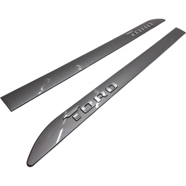 Kit Friso Porta Fiat Toro 2016 2017 2018 2019 A 2024 Grafite Grafite