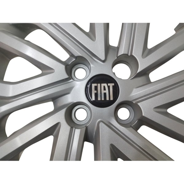 Calota Aro 15 Fiat Argo Cronos 2018 2019 2020 2021 A 2023 Cinza