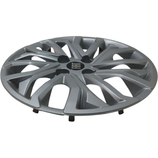 Calota Aro 15 Fiat Argo Cronos 2018 2019 2020 2021 A 2023 Cinza