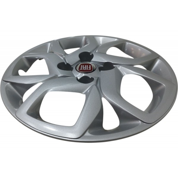 Calota Aro 14 Fiat Mobi 2017 2018 2019 2020 Original Cinza