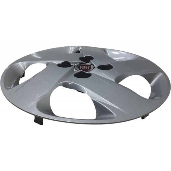 Calota Aro 14 Fiat Mobi 2017 2018 2019 2020 Original Cinza