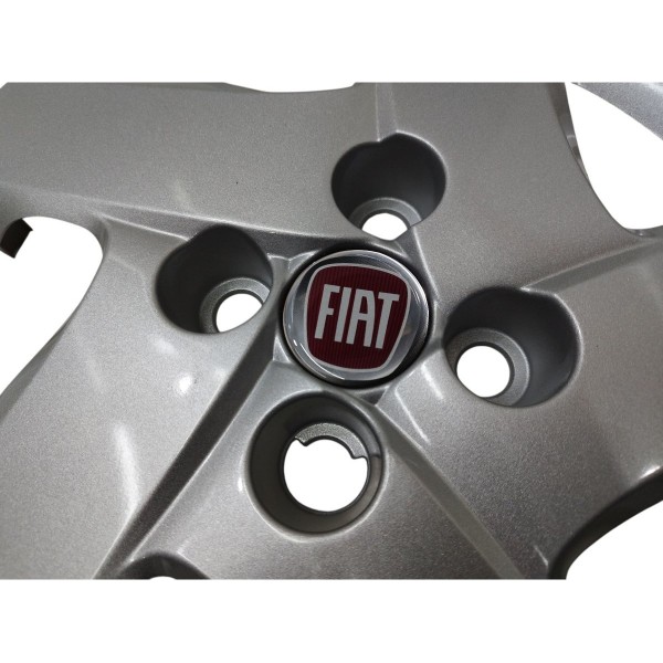 Calota Aro 14 Fiat Mobi 2017 2018 2019 2020 Original Cinza