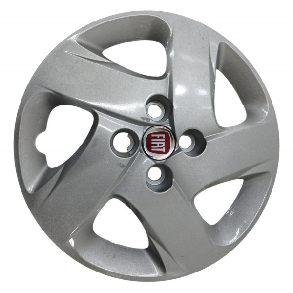 Calota Aro 14 Fiat Mobi 2017 2018 2019 2020 Original Cinza