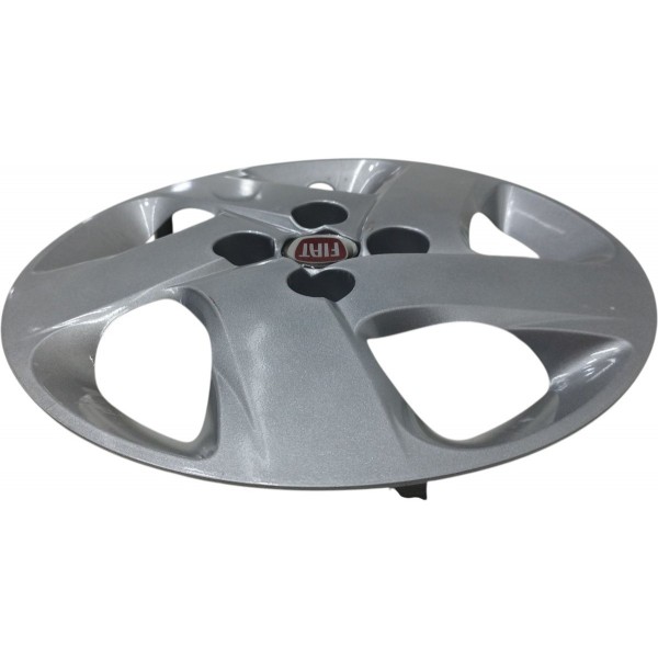 Calota Aro 14 Fiat Mobi 2017 2018 2019 2020 Original Cinza