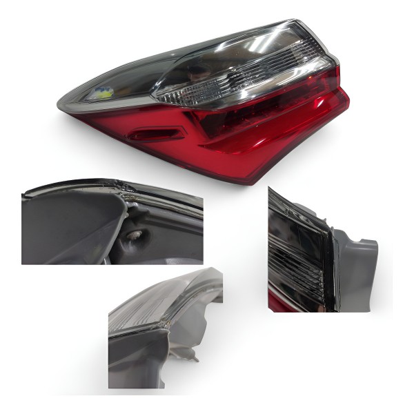 Lanterna Esquerda Canto Corolla 2017 2018 2019 Led Detalhe Esquerdo/motorista Cristal