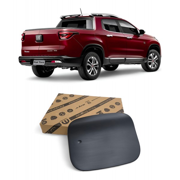 Portinhola Tampa Combustível Fiat Toro 2016 2017 2018 A 2024 Preto 2022
