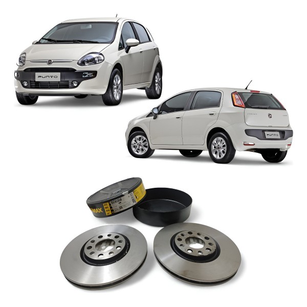 Disco Freio Dianteiro Fiat Fremax Punto 2008 2009 A 2013