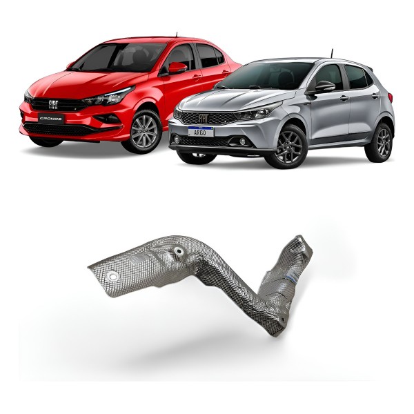 Protetor Térmico Coletor Escapamento Argo Cronos 2018 A 2024