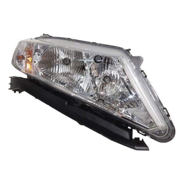 Farol Direito Honda City 2015 2016 2017 Cromado Com Detalhe Direito/passageiro