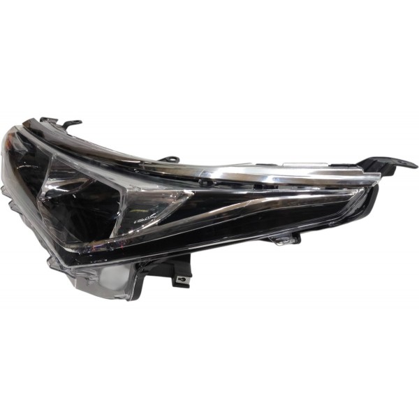 Farol Esquerdo Toyota Corolla 2018 2019 Máscara Negra Led Esquerdo/motorista