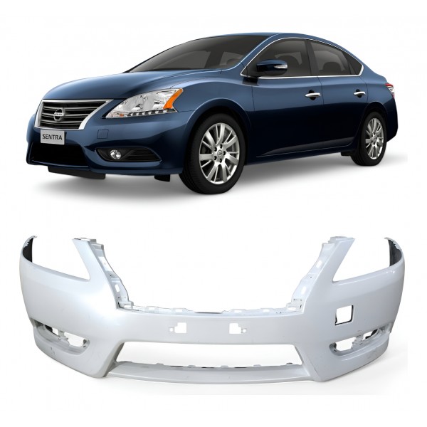 Parachoque Dianteiro Nissan Sentra 2012 2013 2014 A 2016 Branco