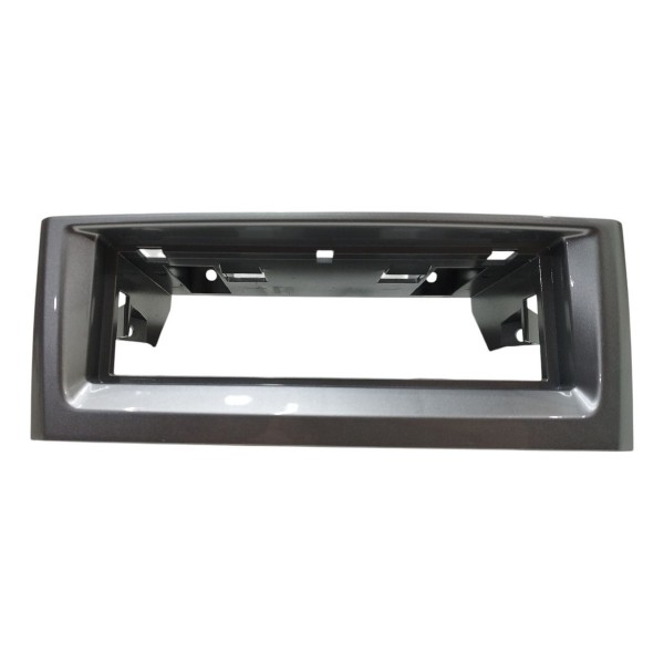 Moldura Painel Rádio Fiat Punto 2008 2009 2010 2011 2012 Prateado