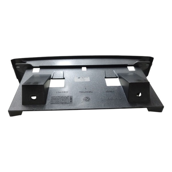 Moldura Painel Rádio Fiat Punto 2008 2009 2010 2011 2012 Prateado