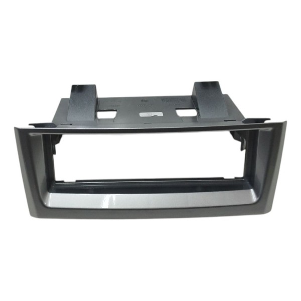 Moldura Painel Rádio Fiat Punto 2008 2009 2010 2011 2012 Prateado