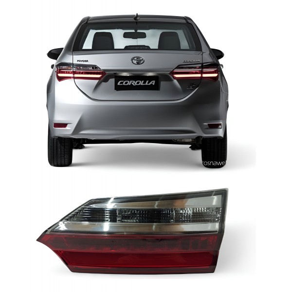 Lanterna Direita Corolla 2017 2018 2019 Com Led Direito/passageiro Cristal