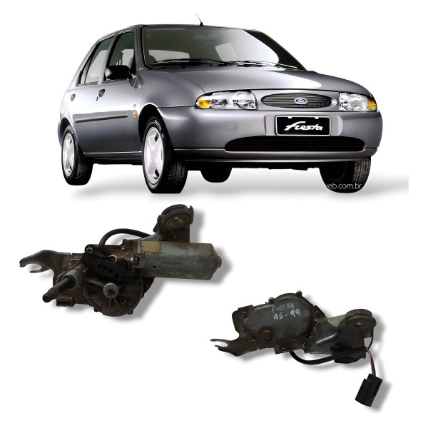 Motor Limpador Parabrisa Traseiro Ford Fiesta 1995 A 1999