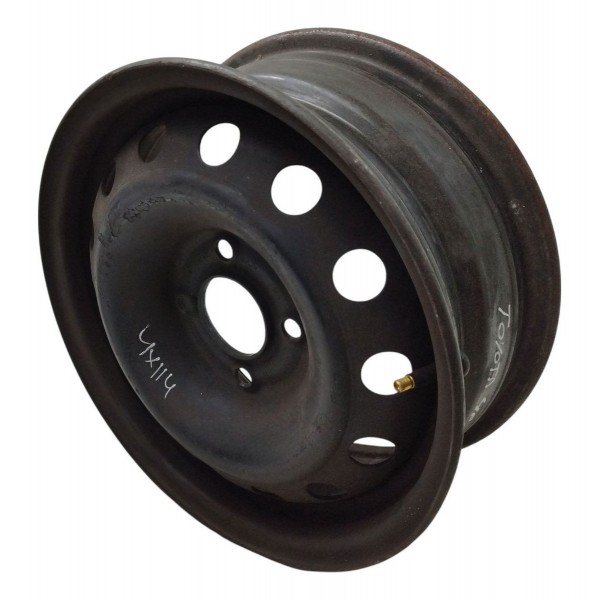 Roda Ferro Aro 14 Toyota 5½jx14 4 Furos Original Preto