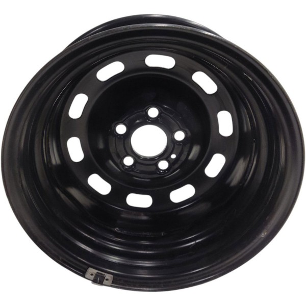 Roda Ferro Aro 14 Vw Polo Virtus Fox 2018 A 2022 5 Furos Preto