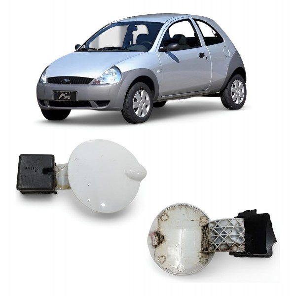 Portinhola Tanque Combustível Ford Ka 1996 1997 1998 A 2003 Branco 2000