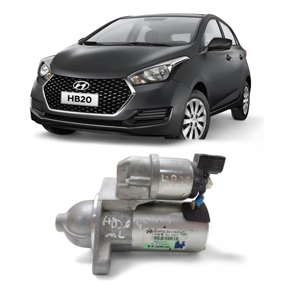 Motor Partida Arranque Hyundai Hb20 1.0 3cc 2019 2020 A 2023