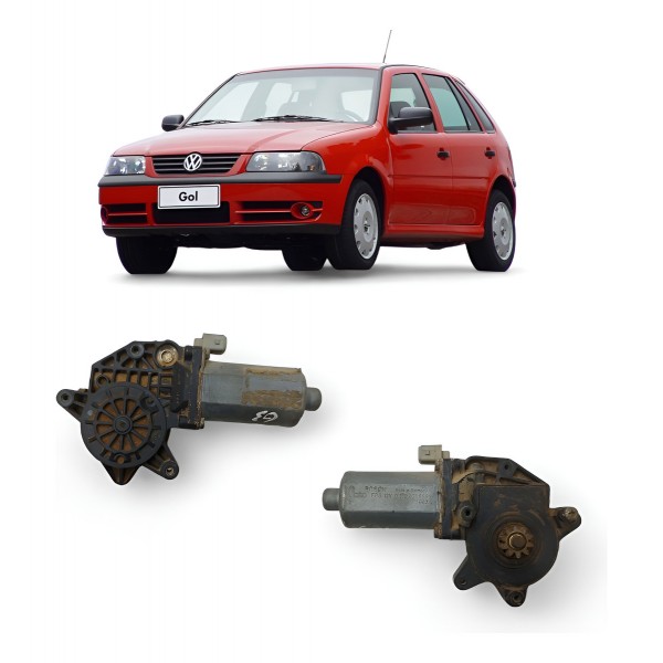 Motor Máquina Vidro Dianteiro Direito Vw Gol G3 1999 A 2005
